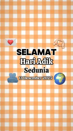 hari adik sedunia 
