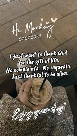 Thankful to be alive