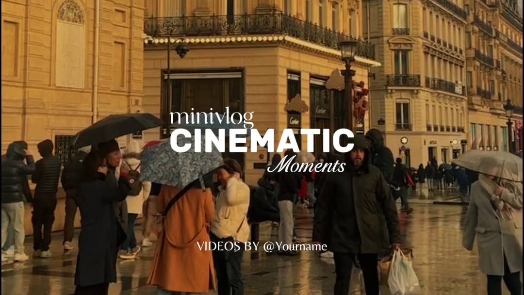 cinematic vlog