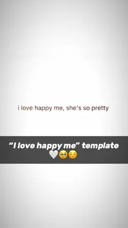 I love happy me 🥰