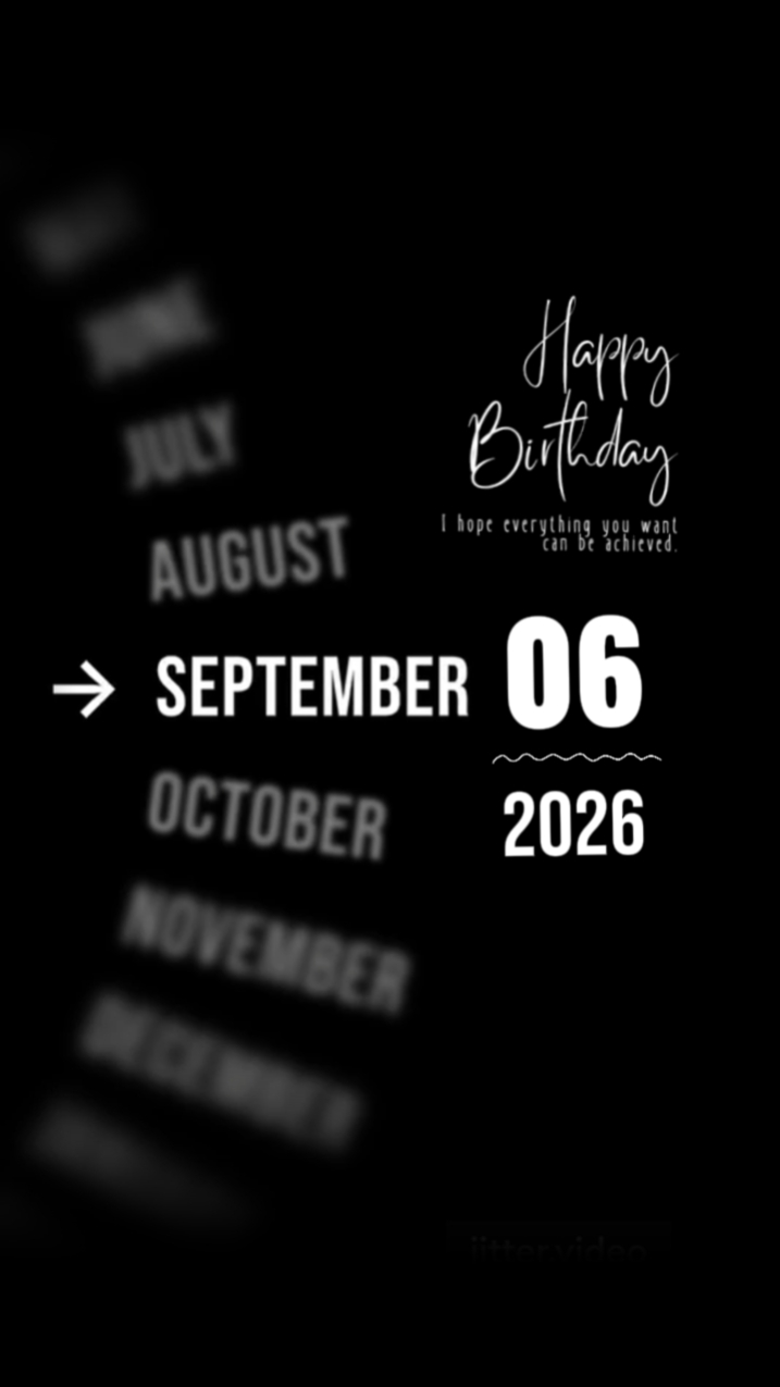 BDAY LOVE 6 SEPTEMBE