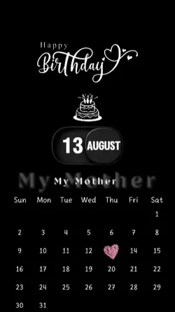 hbd mom 13 august