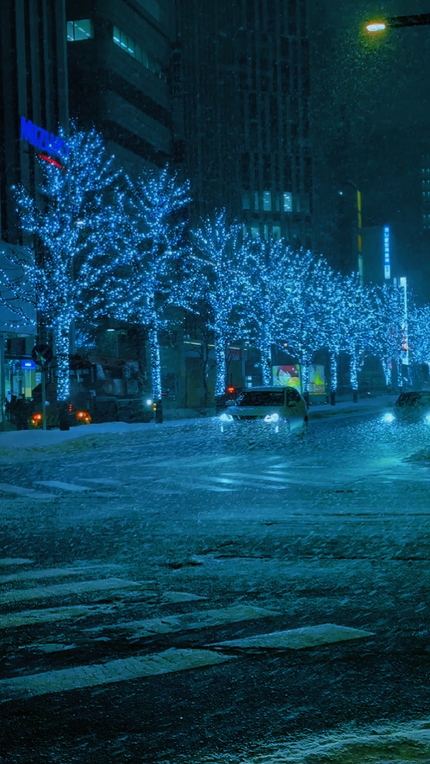 Night blue cinematic