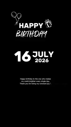 happy birthday16july
