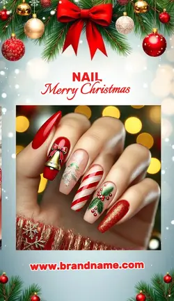 nail Merry Christmas