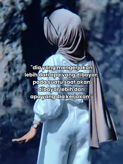 dia yang mengerjakan
