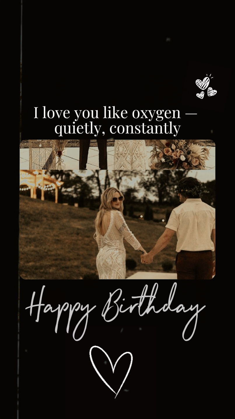 Feliz aniversário amor