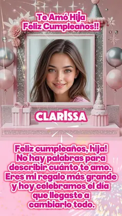 hija feliz cumple