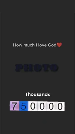 how much I love God