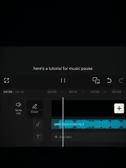 tutorial music pause