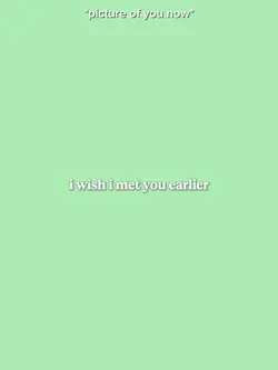 i wish i met you