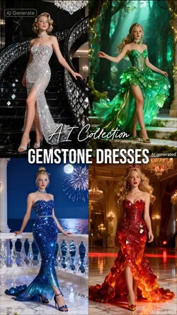 Gemstone Dresses AI