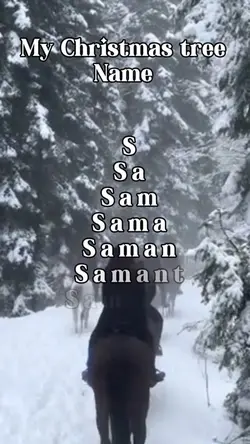Christmas tree name 