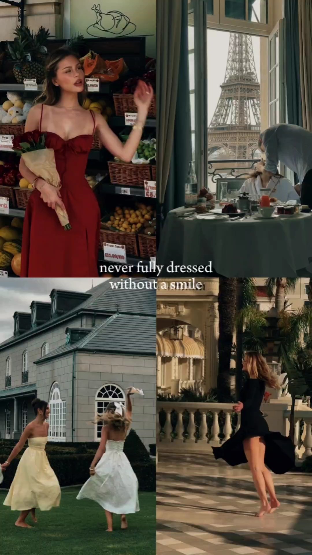 never fully dressed