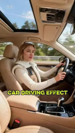 car driving effect 