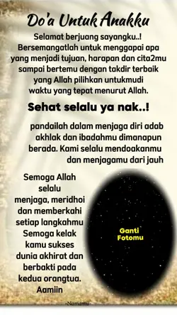 Do'a untuk Anakku
