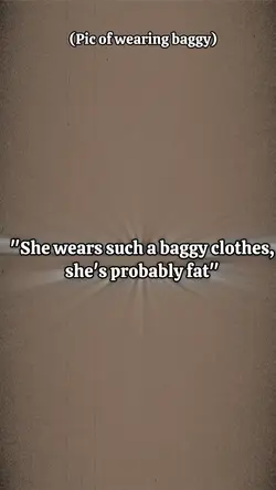 wearing baggy