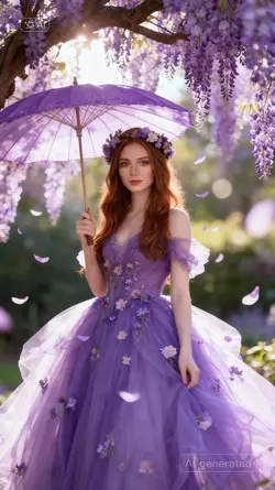 Purple Dress -AI