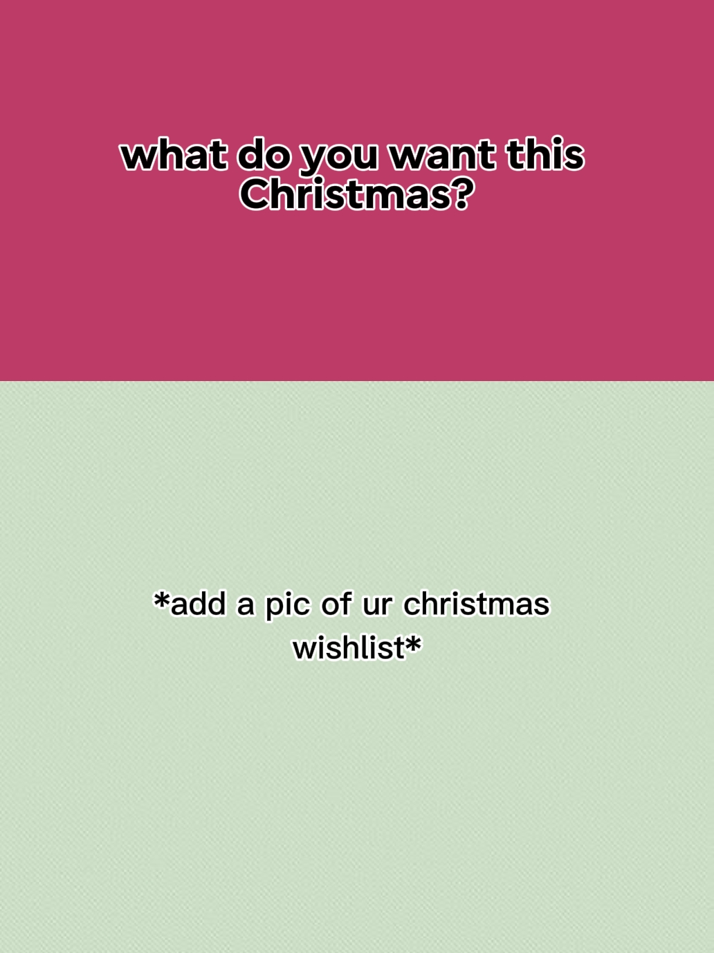 christmas wishlist: