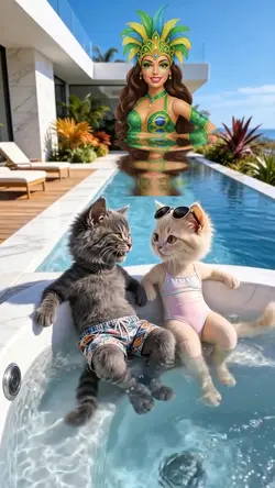 casal de gatos