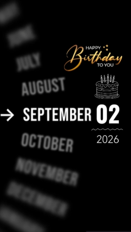 BDAY SON 2 SEPTEMBER