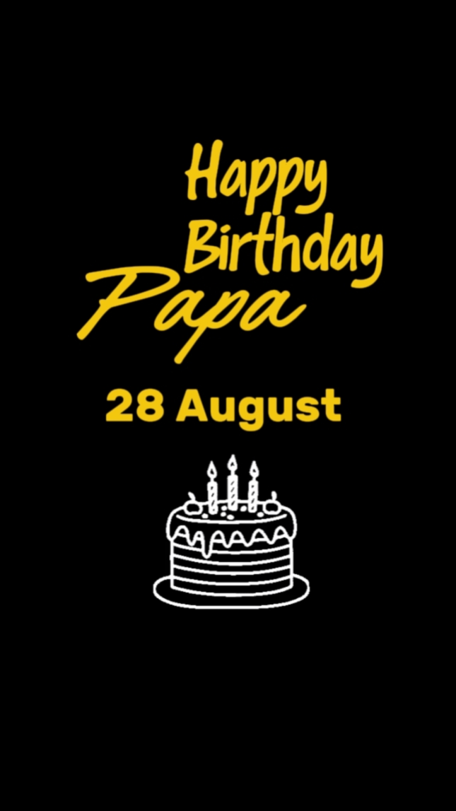 Ulang tahun papa 
