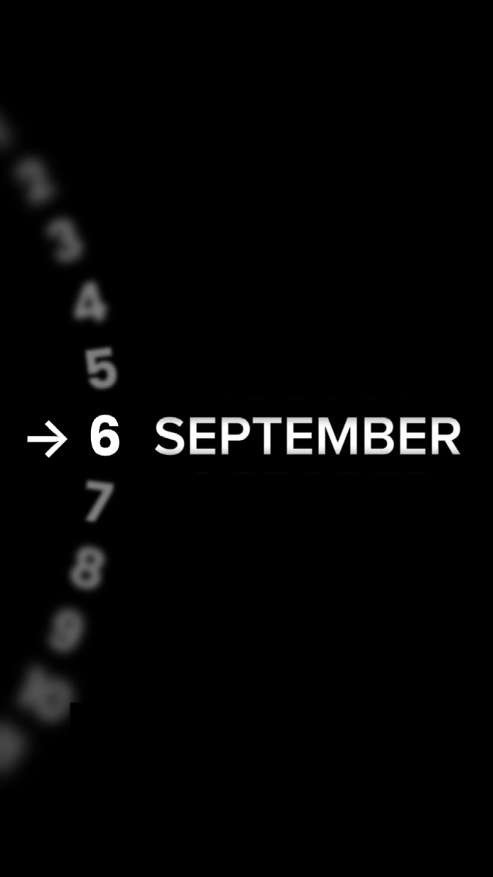 HBD 6 SEPTEMBER 