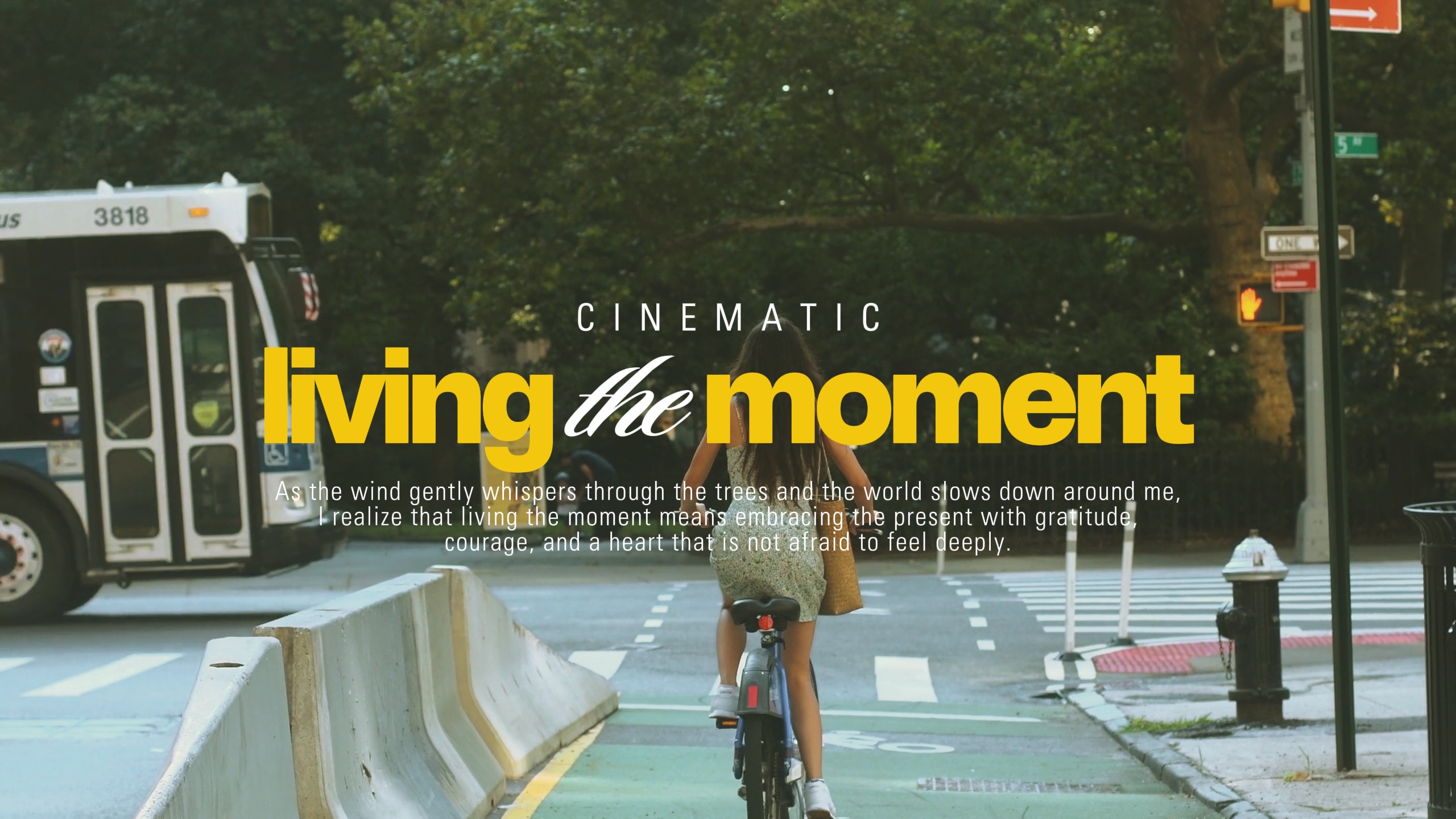 Den Moment leben