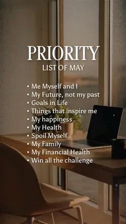 Priority in May