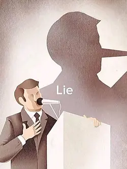 Lie or lie?