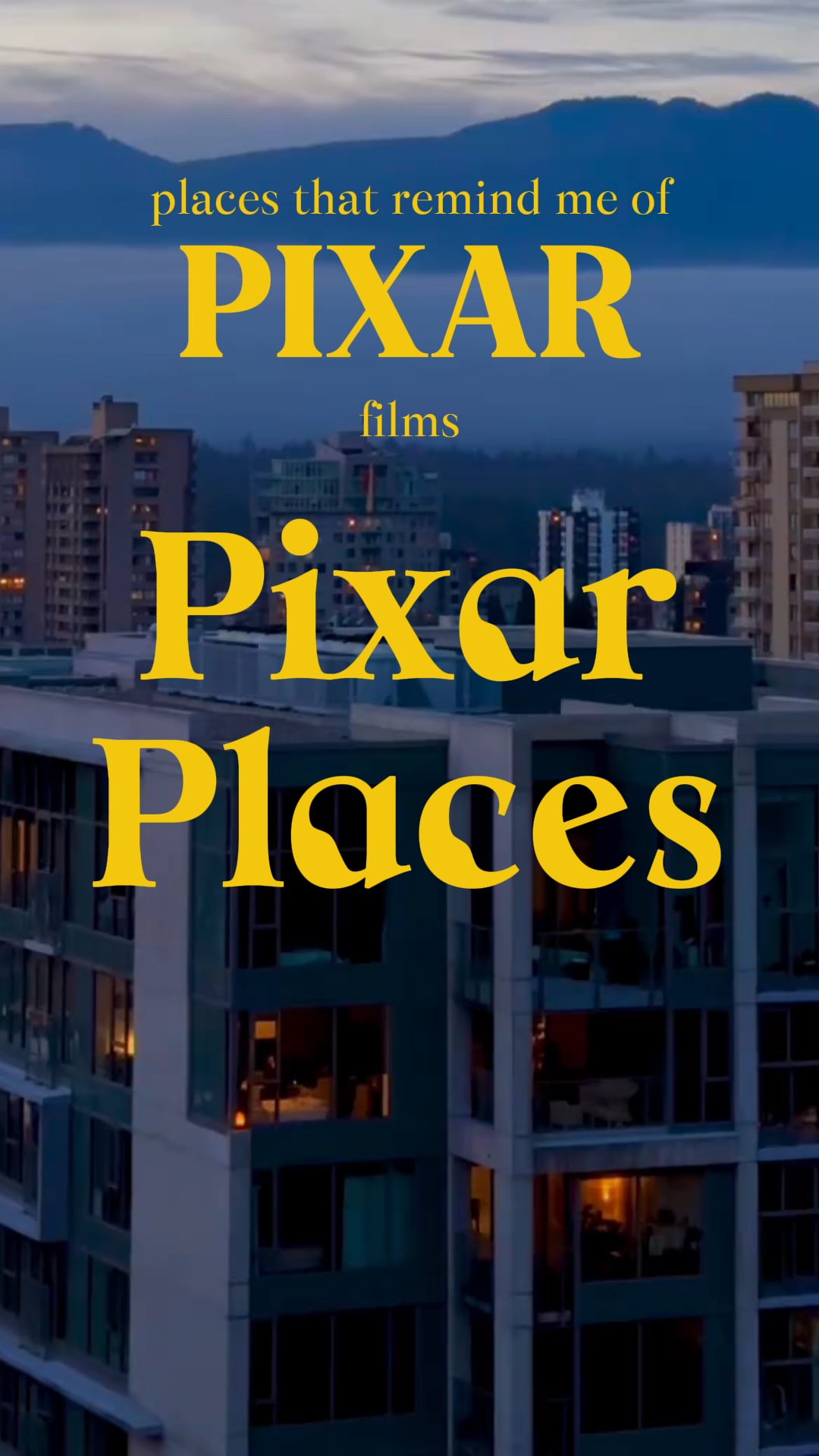 Locais Pixar