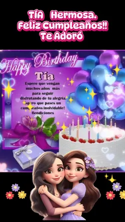 TÍA feliz Cumple