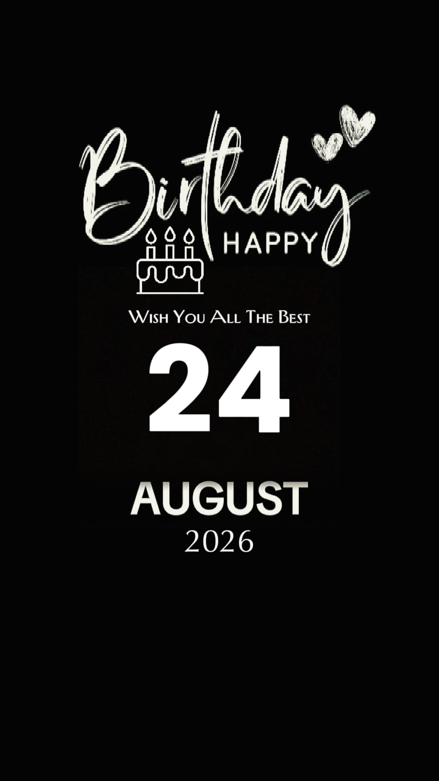 BIRTHDAY SON 24 AUG