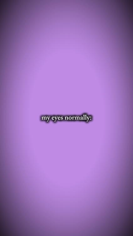 my eyes in the sun