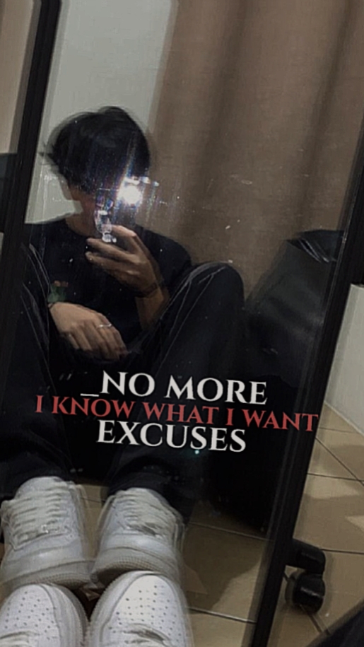no more excuses 