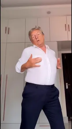 Trump funny dance