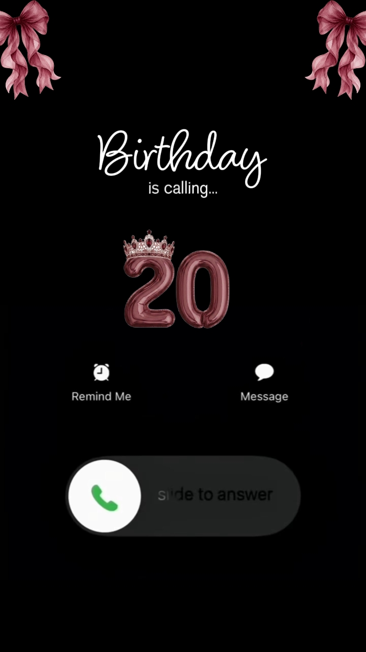 B'day Call 20 Years