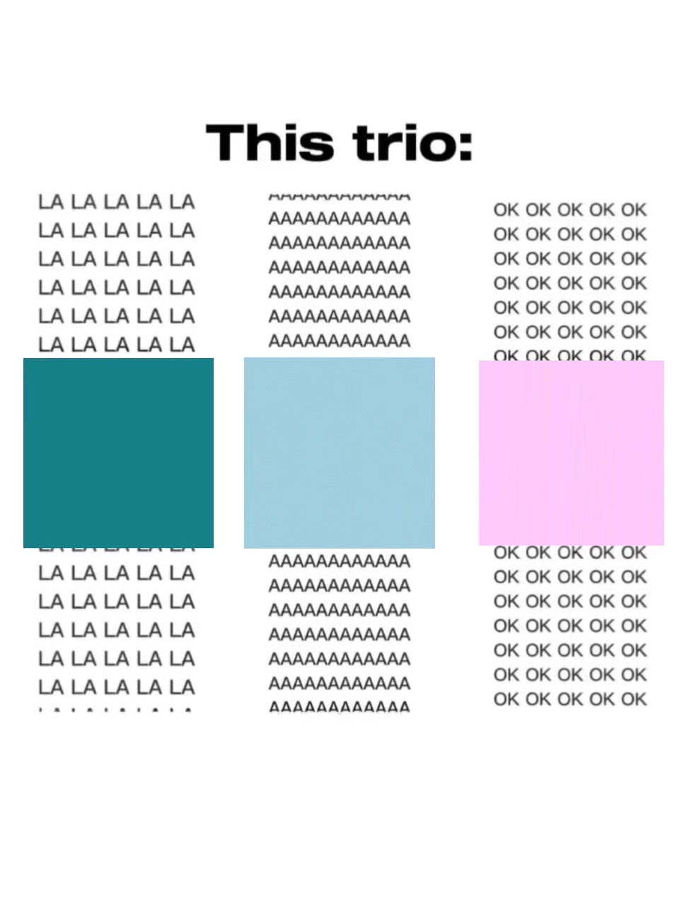 Dieses Trio