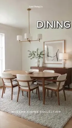 Sleek dining room reveal