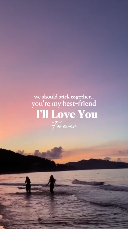 you're my bestfriend