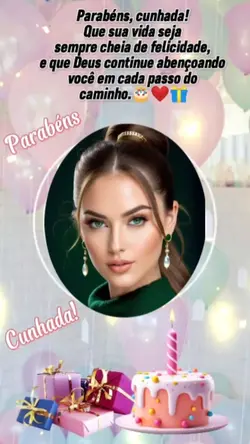 Parabéns Cunhada