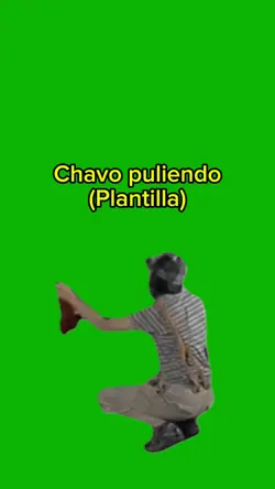Chavo puliendo