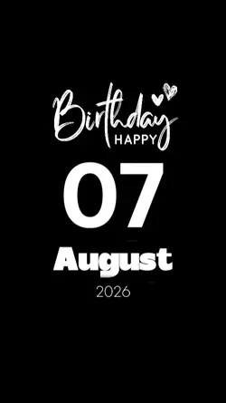birthday 07 august