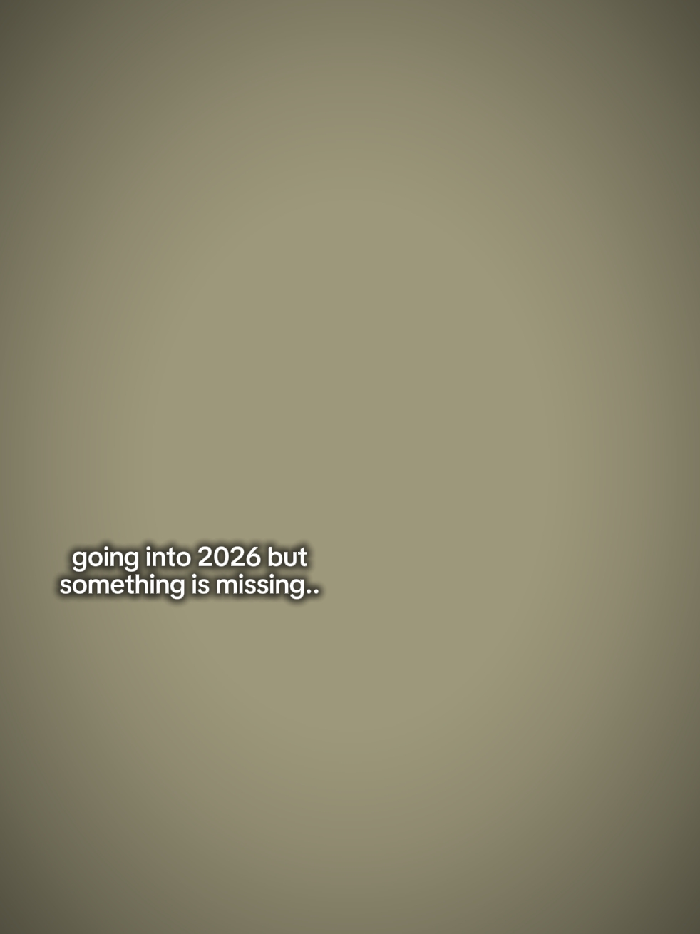going into 2026