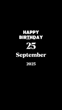 Hbd 25 september2025