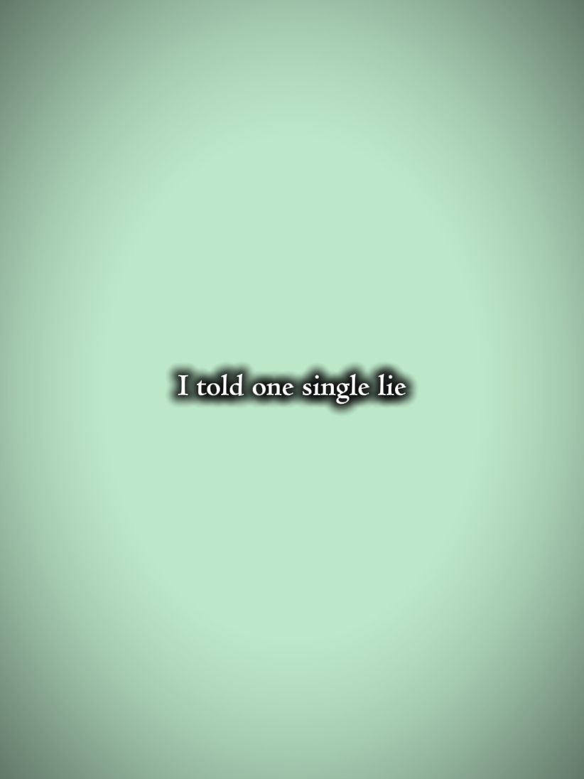 single lie 