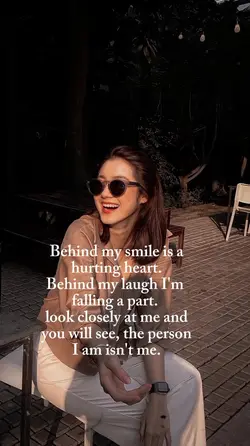 Behind my smile