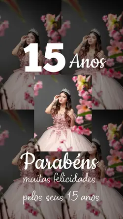 Parabéns 15 anos