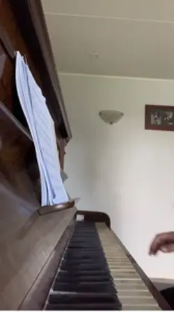 Playing piano 