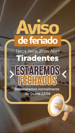Aviso de feriado